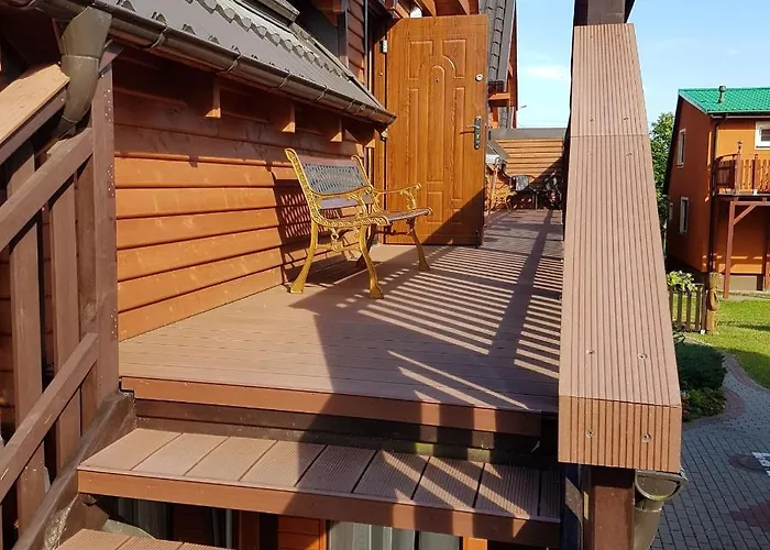 Na Zaciszu Деревянный коттедж Конты Рыбацке